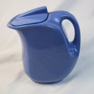 Vintage Hall China Montgomery Ward #5118 Blue Ice Lip Refrigerator Pitcher Jug